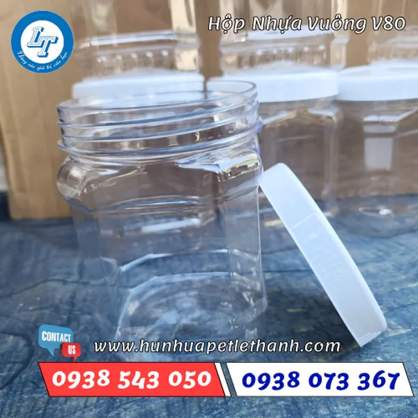 HỘP NHỰA VUÔNG V80