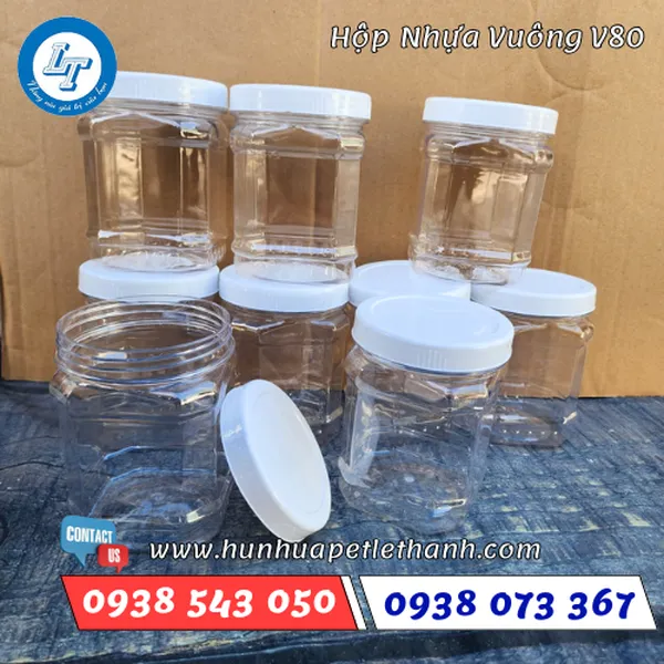 HỘP NHỰA VUÔNG V80