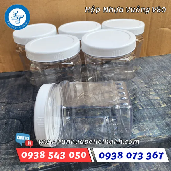 HỘP NHỰA VUÔNG V80