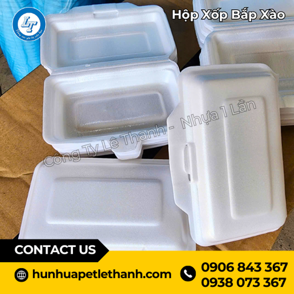 Hộp Xốp Bắp Xào