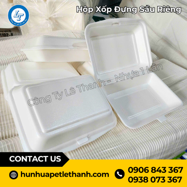 Hộp Xốp Đựng Sầu Riêng