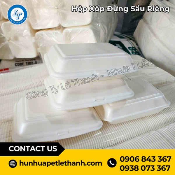 Hộp Xốp Đựng Sầu Riêng
