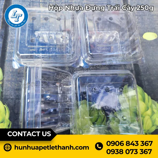 Hộp Nhựa Đựng Trái Cây 250g