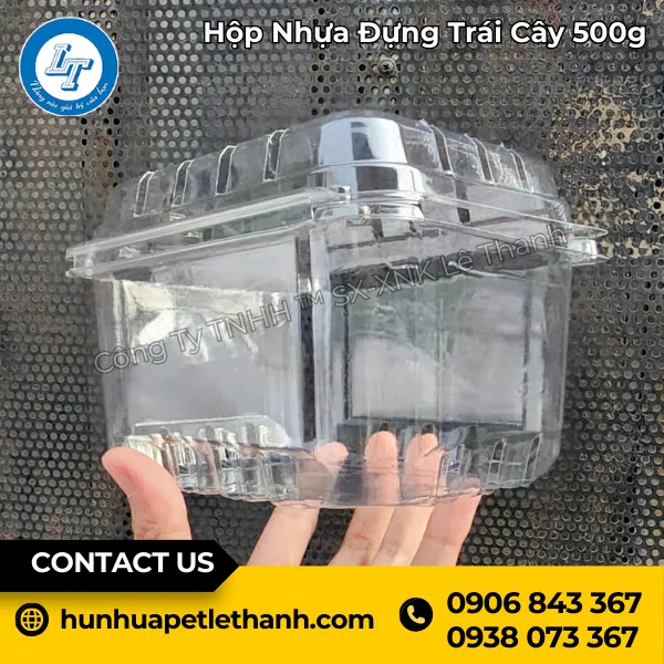 Hộp Nhựa Trái Cây 500g