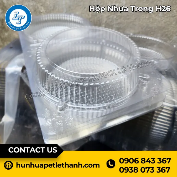 Hộp Nhựa Trong H26