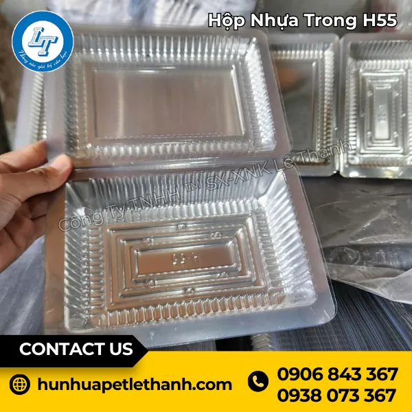 Hộp Nhựa Trong H55