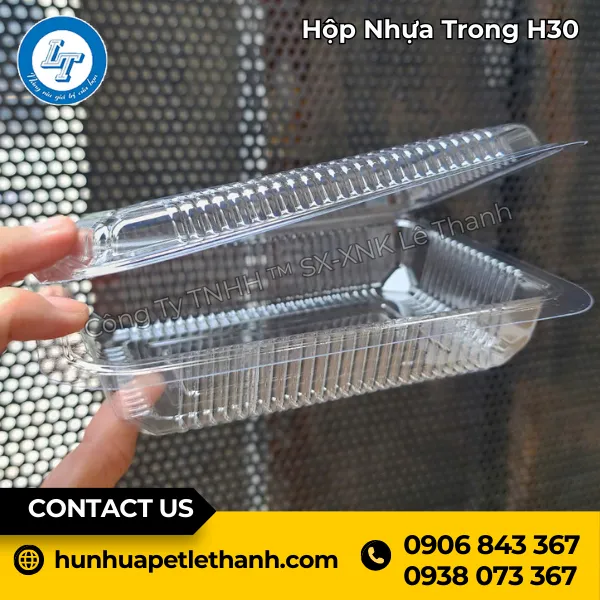 Hộp Nhựa Trong H30