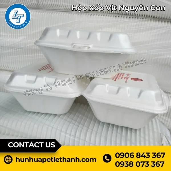 Hộp Xốp Vịt Nguyên Con