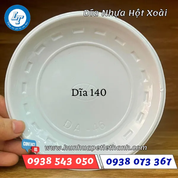 DĨA NHỰA TRÒN TRẮNG ĐỤC