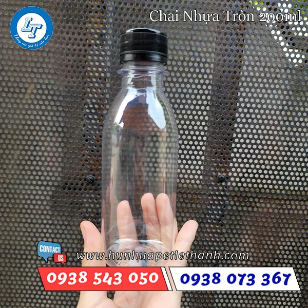 CHAI NHỰA TRÒN 200ML