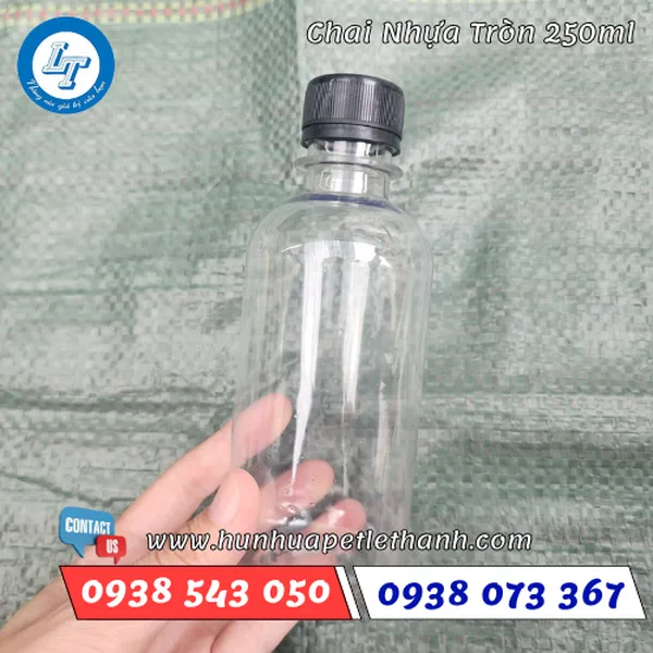 CHAI NHỰA TRÒN 250ML