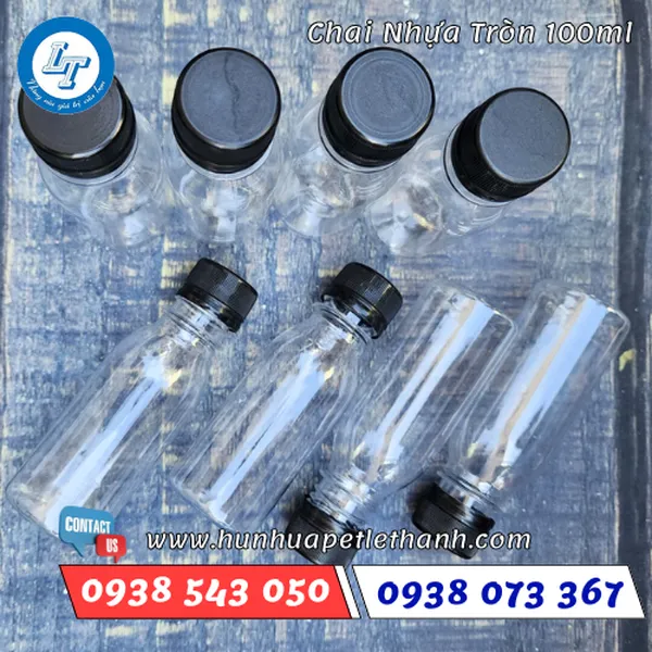 CHAI NHỰA TRÒN 100ML