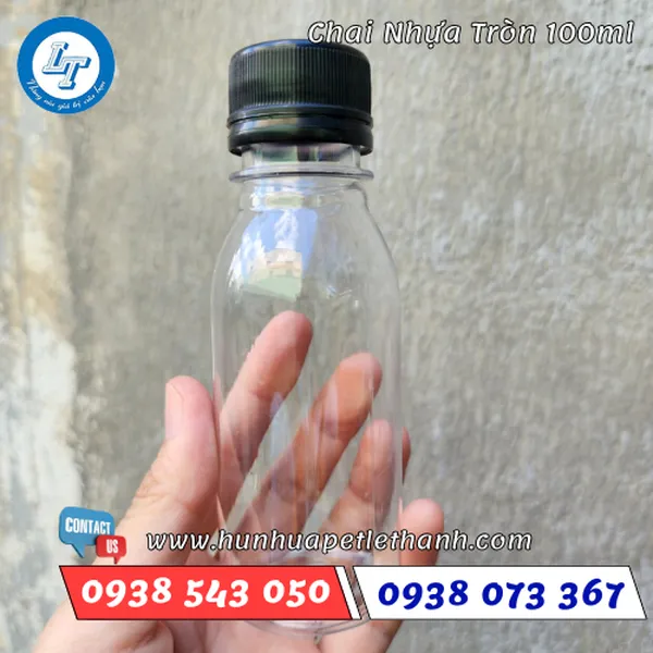 CHAI NHỰA TRÒN 100ML
