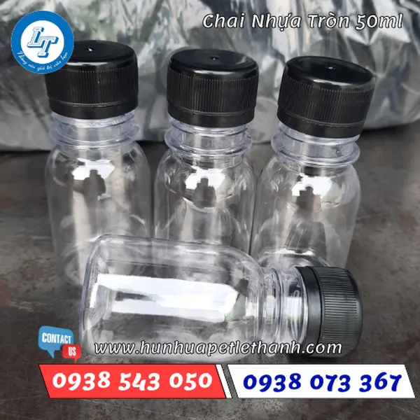 CHAI NHỰA TRÒN 50ML