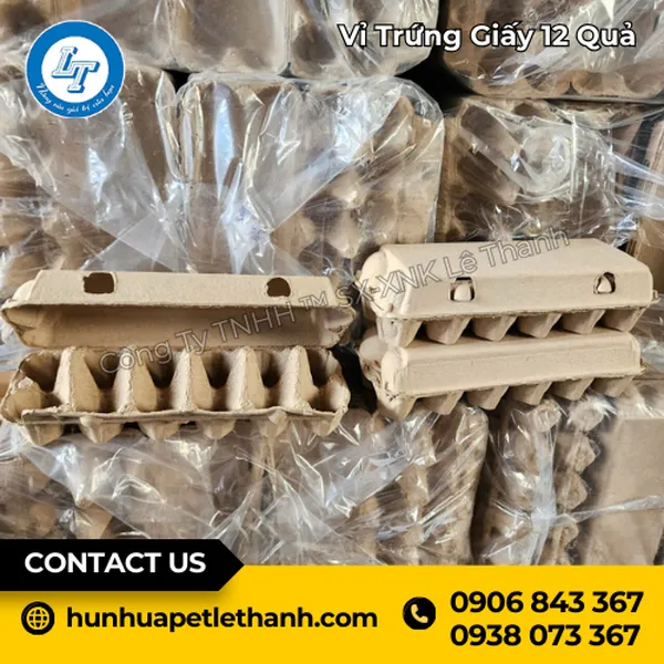 Vỉ Trứng Giấy 12 Quả