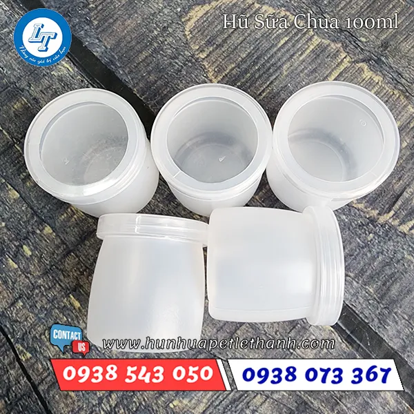 HŨ SỮA CHUA 100ML TRÒN