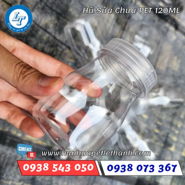 HŨ SỮA CHUA 120ML PET TRONG
