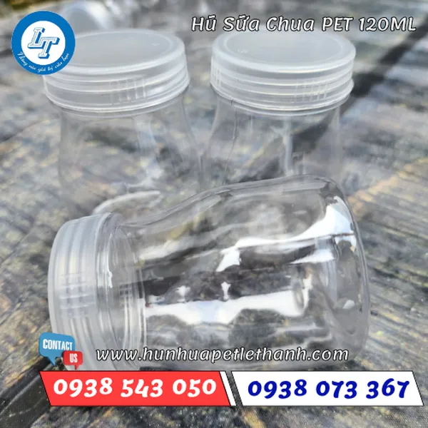 HŨ SỮA CHUA 120ML PET TRONG