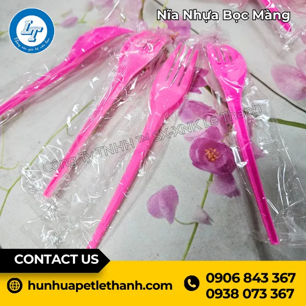 Nĩa Nhựa Bọc Màng