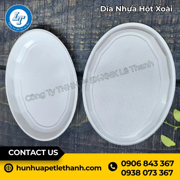 Dĩa Nhựa Hột Xoài