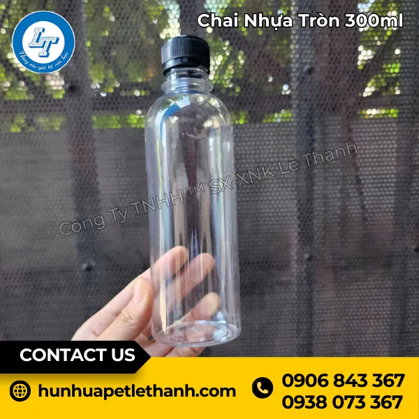 Chai Nhựa Tròn 330ml