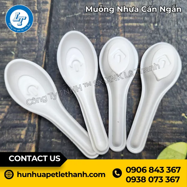 Muỗng Nhựa Cán Ngắn