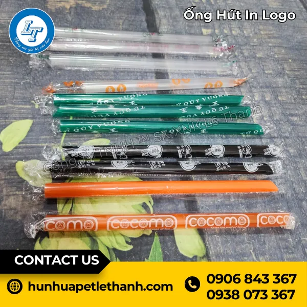 Ống Hút In Logo