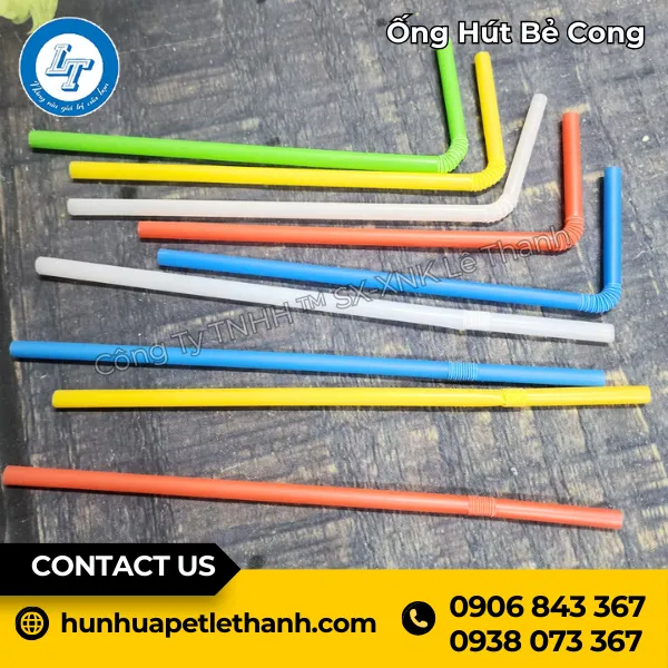 Ống Hút Bẻ Cong
