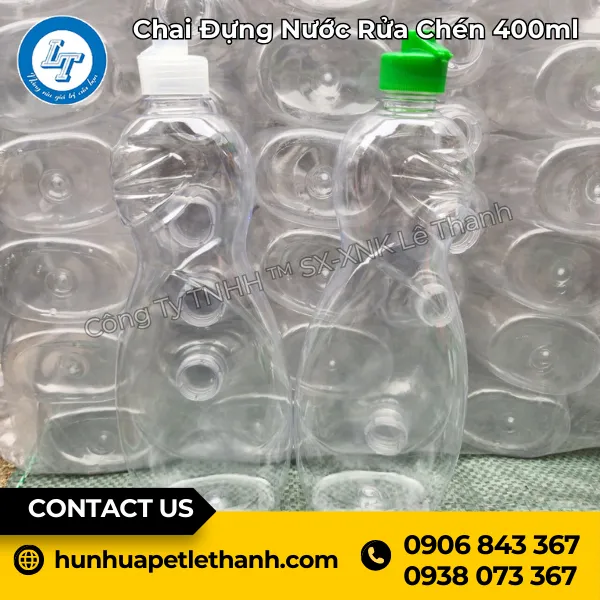 Chai Đựng Nước Rửa Chén 400ml