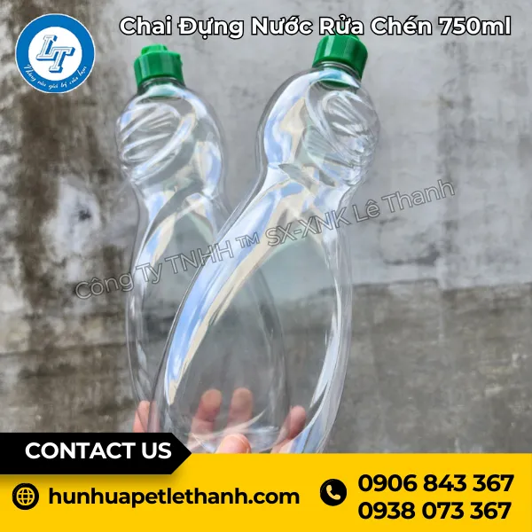 Chai Đựng Nước Rửa Chén 750ml