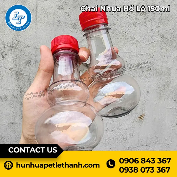 Chai Nhựa Hồ Lô 150ml