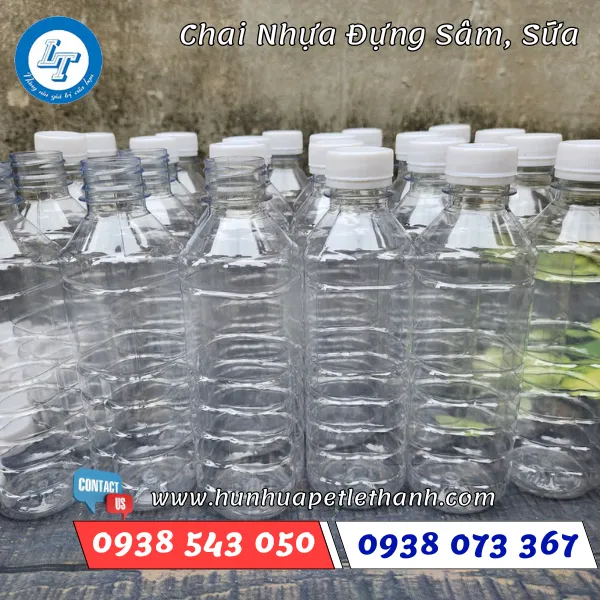 CHAI ĐỰNG NƯỚC SÂM, SỮA, NHA ĐAM