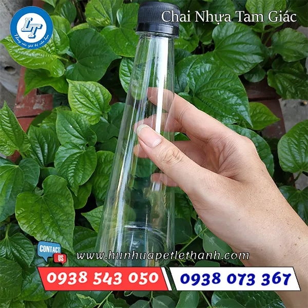 CHAI NHỰA TAM GIÁC 