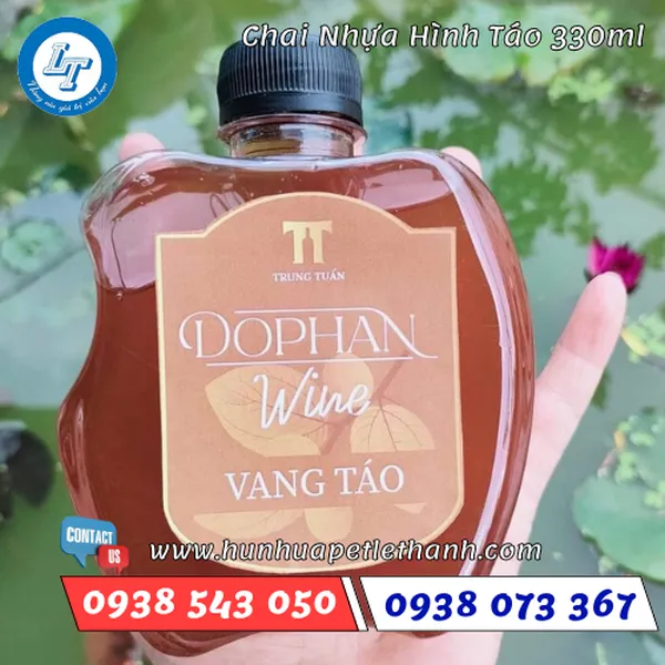 CHAI NHỰA HÌNH TÁO KHUYẾT 