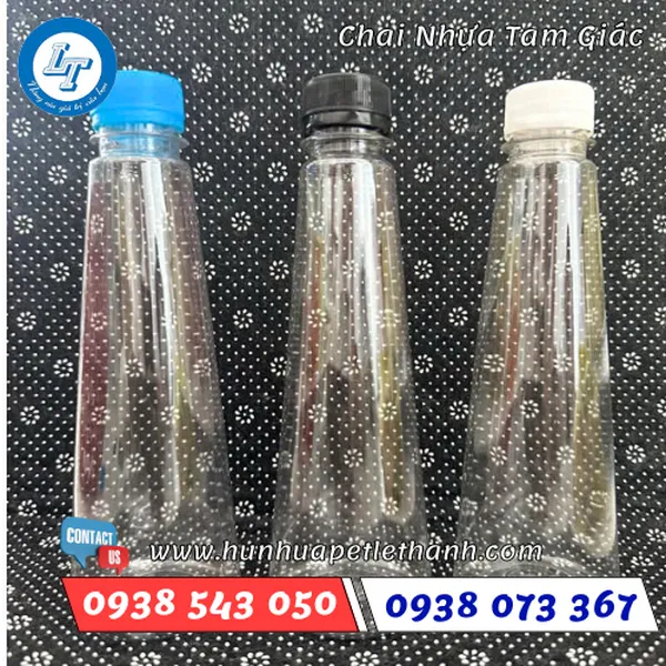 CHAI NHỰA TAM GIÁC 
