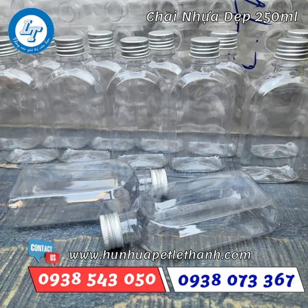 CHAI NHỰA DẸP VAI BẦU 250ML