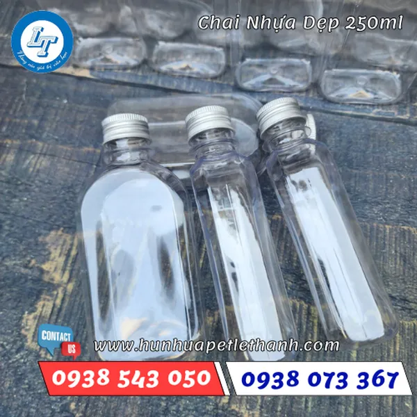 CHAI NHỰA DẸP VAI BẦU 250ML