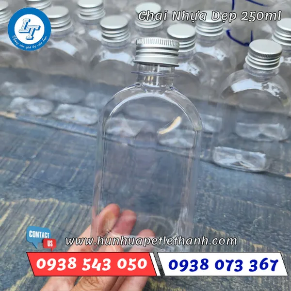 CHAI NHỰA DẸP VAI BẦU 250ML