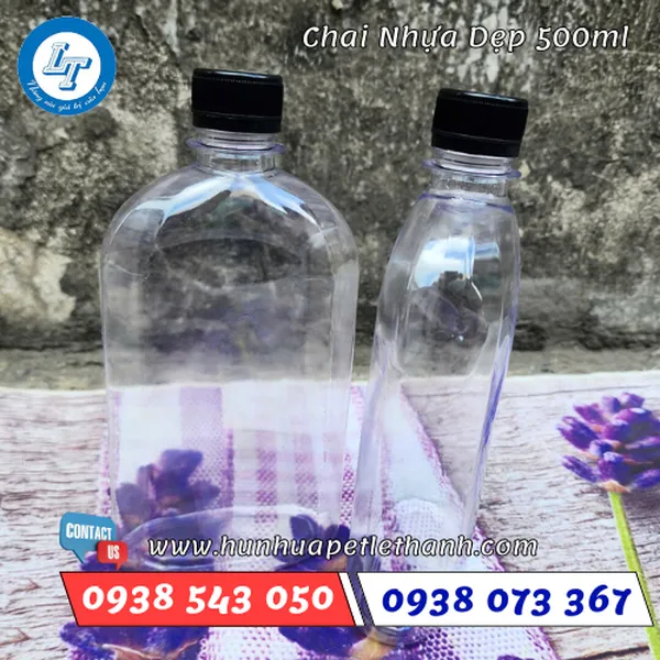 CHAI NHỰA DẸP VAI BẦU 500ML