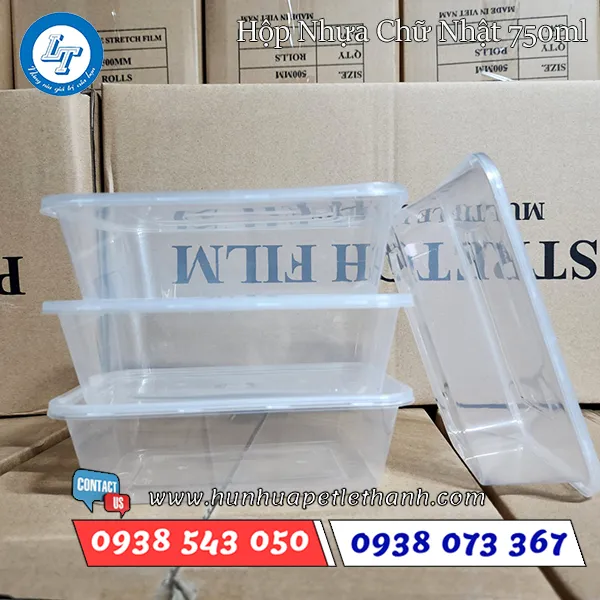 HỘP NHỰA PP CHỮ NHẬT