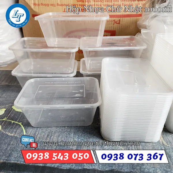 HỘP NHỰA PP CHỮ NHẬT
