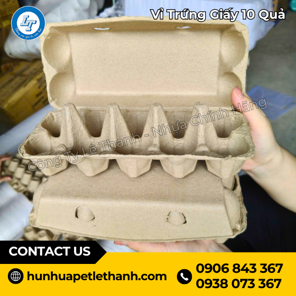 Vỉ Trứng Giấy 10 Quả