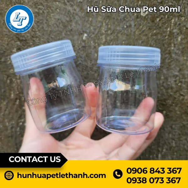 Hũ Sữa Chua Pet 90ml 