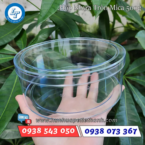 HỘP NHỰA MICA TRÒN