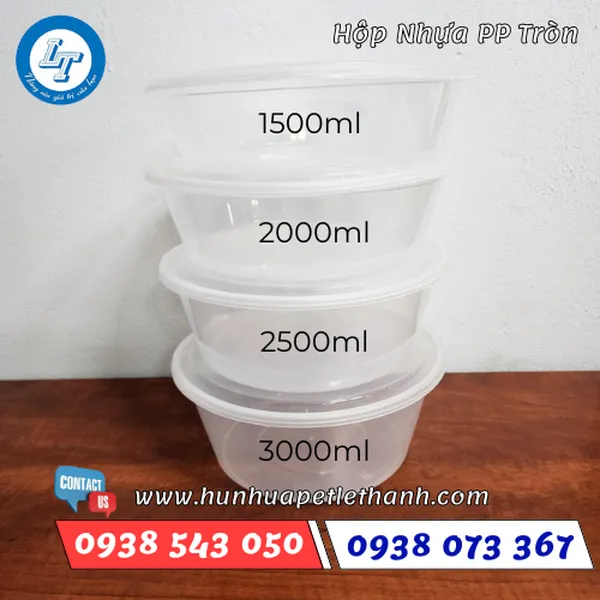 HỘP NHỰA PP TRÒN