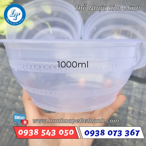 THỐ NHỰA KM 1000ML
