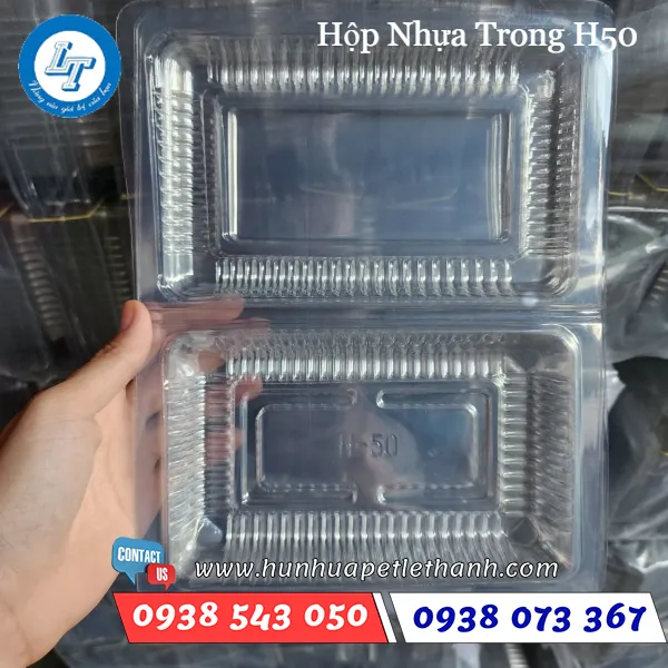 HỘP NHỰA TRONG H50