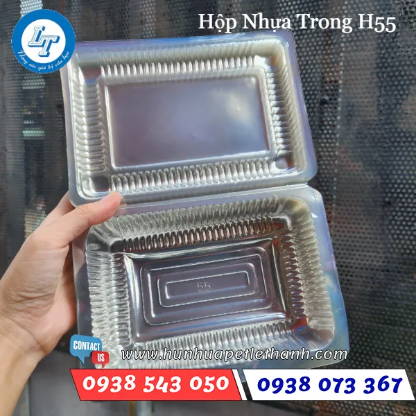 HỘP NHỰA TRONG H55