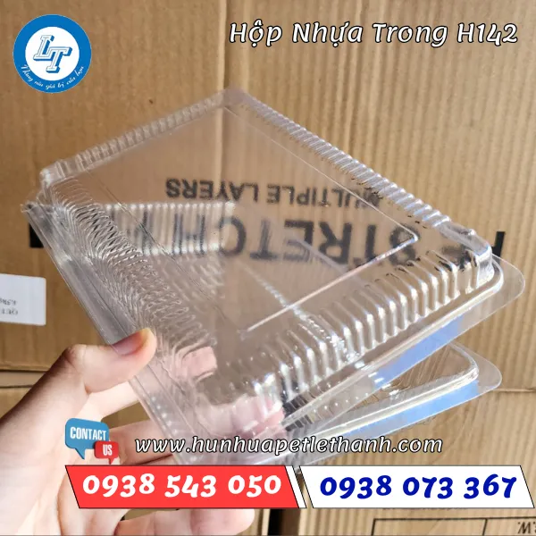 HỘP NHỰA TRONG H142