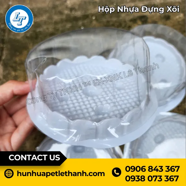 Hộp Nhựa Đựng Xôi